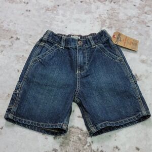 OshKosh B'gosh Carpenter Denim Shorts 4T NWT Toddler Boys Elastic Waist